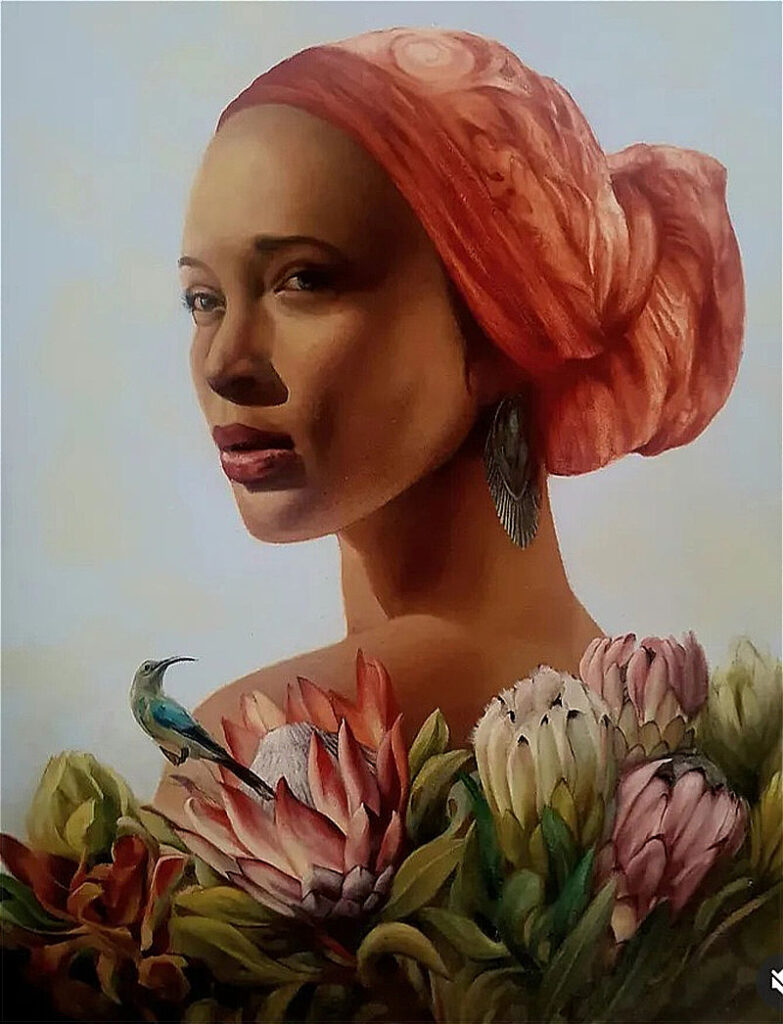 Look how far we've come II. Oil painting by Estelle Kenyon